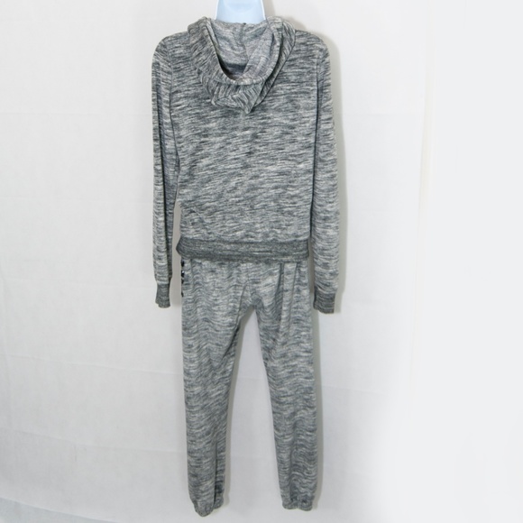 VS PINK Bling Velour Hoodie Sweats Pant Set 0600X - Picture 3 of 6